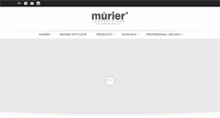 Desktop Screenshot of murier.com